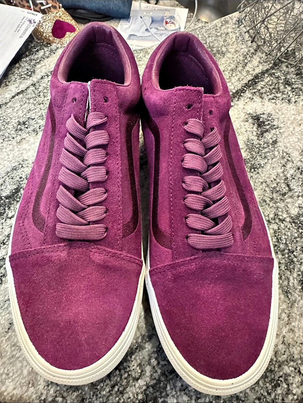 Vans Old Skool Platform Purple Sneakers